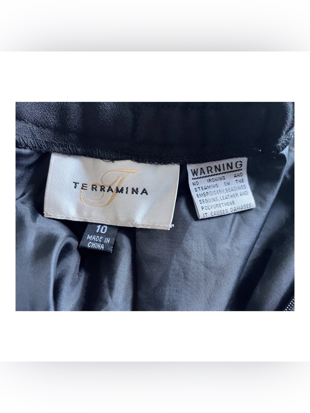 Terramina Black Maxi Women's Skirt, 10 - Picture 2 of 10